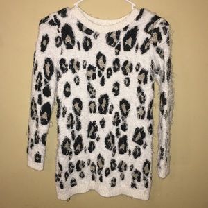 Leopard print T-shirt dress